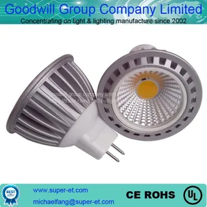 AC/DC12-24V 3W Aluminum MR16 COB LED Spotlight Replace Halegon 10w 20w 30w thumbnail-1
