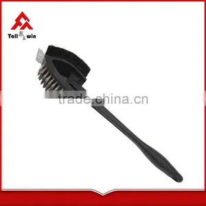 Multifunctional Long PP Handle Copper Wire Bbq Grill Cleaning Brush thumbnail-1