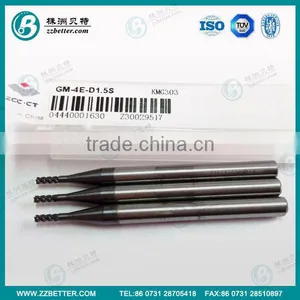 Tungsten Carbide 0.5mm Micro End Mill From Zhuzhou thumbnail-1