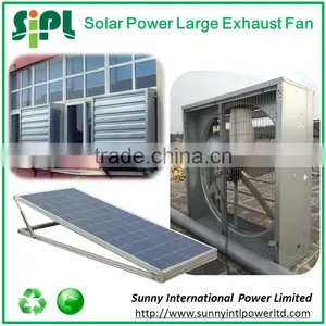 Industrial Exhaust Fan With Solar Panel 36V Extractor Fan Blower Tangential Axial Fan thumbnail-1