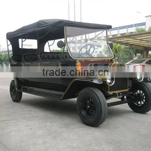 Antique Private 8 Seat Royal Sightseeing Resort Electric Passenger Golf Cart thumbnail-4