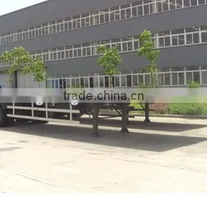 China Manufacturer 2 Axles 20ft and 40ft Containers New Semi Trailer thumbnail-1
