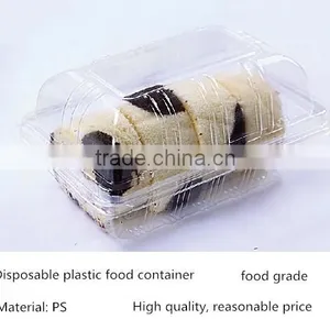 Eco-friendly Blister Transparent Disposable Plastic Cake Container, Plastic Cake/cookie/fruit Box thumbnail-1