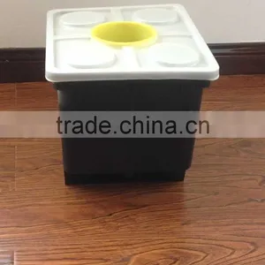 Black Hydroponic Dutch Buckets With Lids thumbnail-2