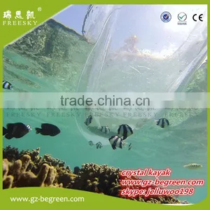 2016 New Style Recreational Crystal Canoe,sea Kayak,transparent Kayak thumbnail-2