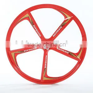 24 Inch Lightest Strongest Magnesium Alloy Bike Wheel /fixed Gear Type Hub Bike Wheel thumbnail-2