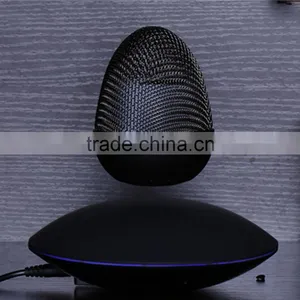 Magnetic Floating Levitation Bluetooth Loudspeaker Box, Wireless Egg Shape Glowing Voice Box thumbnail-2