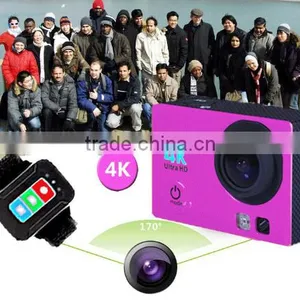 2017 New High Quality 4K Mini Remote Control Action Camera, Super Mini Outdoor Sports Camera For Wholesale thumbnail-1
