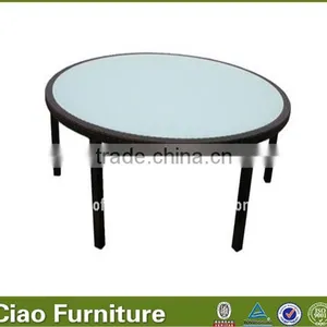 Outdoor Rattan Wicker New Design Tables and Chairs for Events Console Table thumbnail-1