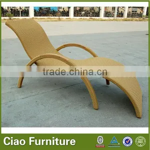 Modern Style Sun Lounger Easy Care Outdoor Rattan Lounge thumbnail-5