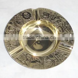 Brass Ashtray,Metal Portable Ashtray,Designer Ashtray thumbnail-1