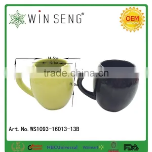 High Quality Porcelain Set of 2 Glazed Mug thumbnail-1