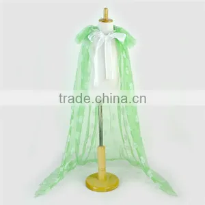 New Arrival Candy Color Snowflake Custom Cutting Baby Girl Evening Dress Cape thumbnail-3