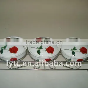 Ceramic Seasoning Jar With Metal Stand thumbnail-2
