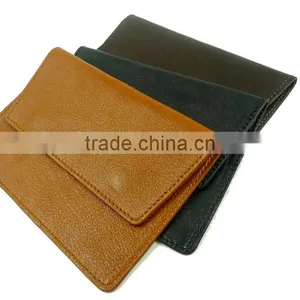 Personalized Passport Holder in Brown Leather Passport Cover thumbnail-6