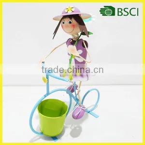 Garden Series Bike Stand Home Decoration Metal Made thumbnail-1