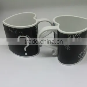Novelty Items 11oz Heart Shaped Handle Ceramic Mug for Gift thumbnail-1