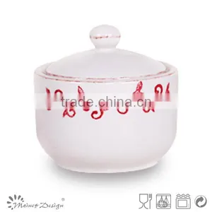 Ceramic Colorful Cute With Dot Sugar Pot thumbnail-3