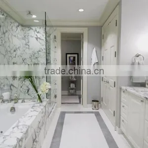 Hot Product Brushed Natural Stone Best Sell Jade White Marble Tile thumbnail-2