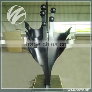 Abstract Modern Stainless Steel Painted Family Sculpture thumbnail-1