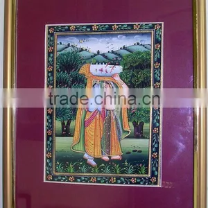 Indian Canvas Paintings/portrait Oil Paintings thumbnail-1