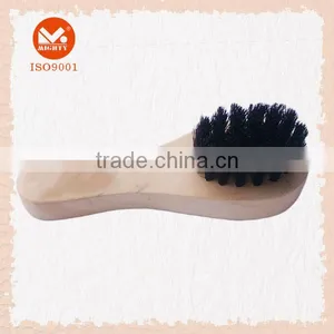 Small Wood Handle Bristle Shoe Polish Brush thumbnail-1