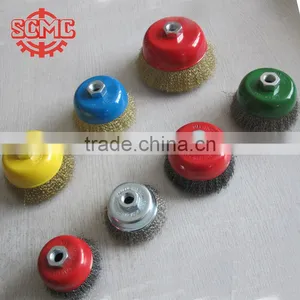 Heavy Duty Crimped Wire Industrial Cup Brush thumbnail-3