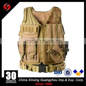 Tan Tactical Combat Army Military Gear Security Tactical Vest thumbnail-1