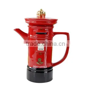 Dustbin Shape Ceramic Coffee Pot LS Eplus thumbnail-1