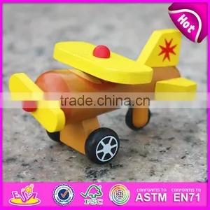 Wholesale Kids Mini Wooden Toy Plane W04A198-S thumbnail-3