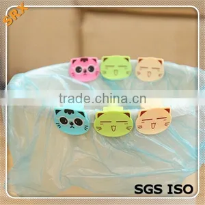 2015 Diy Novel Mini Outdoor Trash Can Clips Plastic Mini Animal Garbage Can Bag Clip Holder thumbnail-2