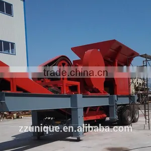 Easy Hauling Trailer Mobile Rock Crushing Plant for Quarry thumbnail-3