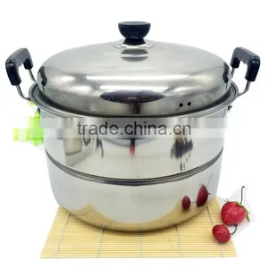 30cm Food Steamer Stainless Steel Gas Food Steamer thumbnail-3