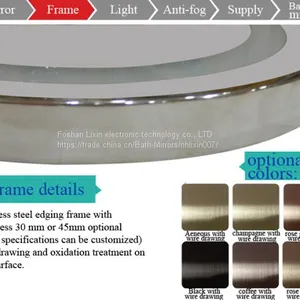 LIXIN LED MIRROR WITH CE UL NOM CERTIFICATE thumbnail-2