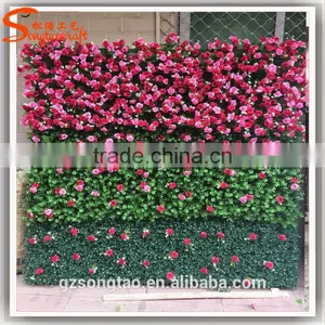 Artificial Plant Wall Home Decoration Artificial Flower Wall Fake Flower Wall thumbnail-6