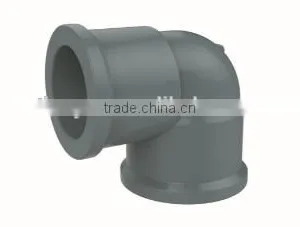 HIGH QUANLITY REDUCING ELBOW OF PVC DIN STANDARD FITTINGS FOR WATER SUPPLY thumbnail-1