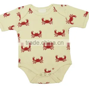 Kids Clothes Factory Manufacturer Eco-friendly 100% Organic Cotton Bodysuits Baby Romper Clothes Customized thumbnail-1