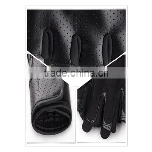 Weight Lifting Gym Gloves Artificial Leather thumbnail-4