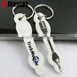 Promotional Keychain Souvenir 2016 Custom Rubber Keyring With Custom Logo thumbnail-2