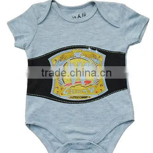 2013 Newest Design Cute Sky Blue Baby Rompers, Embroidery thumbnail-1