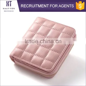Classic Leisure Ladies Mini Card Wallets Best Selling Fashion Women Sheep Skin Leather Wallet For Sale thumbnail-3