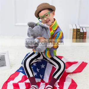 Wholesale Baby Soothing Toys Soft Plush Music Sining Animal Rabbit and Elephant Toy thumbnail-3