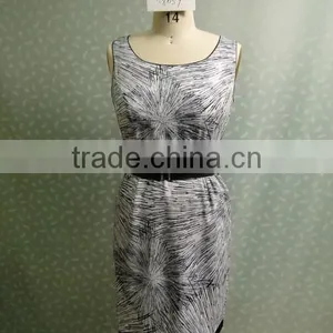 2015 Casual Print Cotton Spandex Dresses thumbnail-1