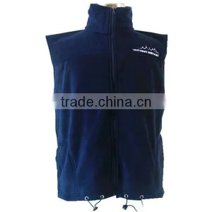 100% Polyester Men's Full-length Zip Polar Fleece Jacket thumbnail-1