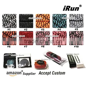 51" Multiple Colors Herringbone Pattern Flat Sneaker Shoelaces for Adidas Ultra Boost All Sizes Premium Quality thumbnail-4