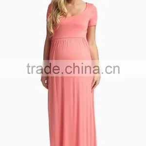 Short Sleeve Incredibly Soft Flattering Maternity Clothing Woman thumbnail-2