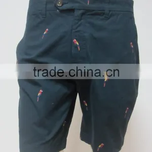 OEM New Design Fashionable High Quality Casual Cotton Elastic Force Shorts for Men PS1375 thumbnail-1