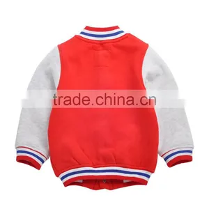 2017 Fashion Soft Long Sleeve Boy Baby Jacket Boy Baby Baseball Coats thumbnail-2