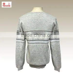YSW16143 Basic Sweater 60%Cotton 20%Viscose 20%Nylon Lady Top Sweater thumbnail-2