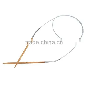 Custom Natural Bamboo 81cm Long Circular Knitting Needles thumbnail-1